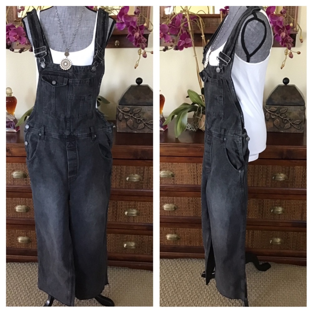 πFree People Baggy Boyfriend Overalls. NWOT. - Picture 4 of 8